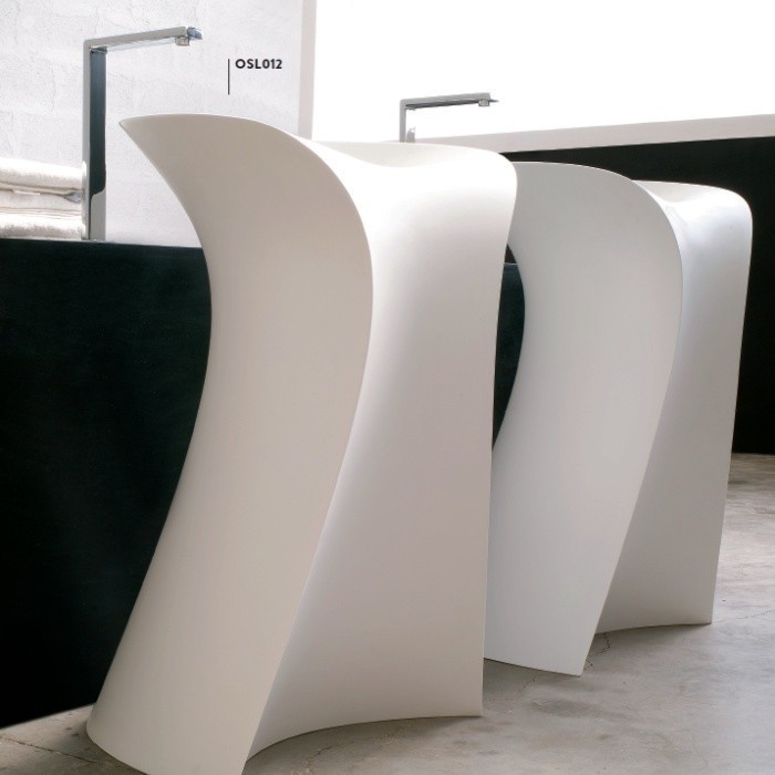 ArtCeram раковина (напольная), osl012 01 00 miss цвет: белый глянцевый