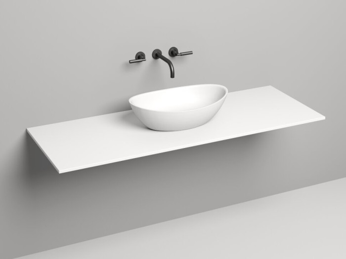 Salini столешница costa 150x50, costa, 200124mrf цвет: матовый белый