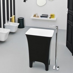 ArtCeram раковина (напольная), cwl004 01 50 cow цвет: черный