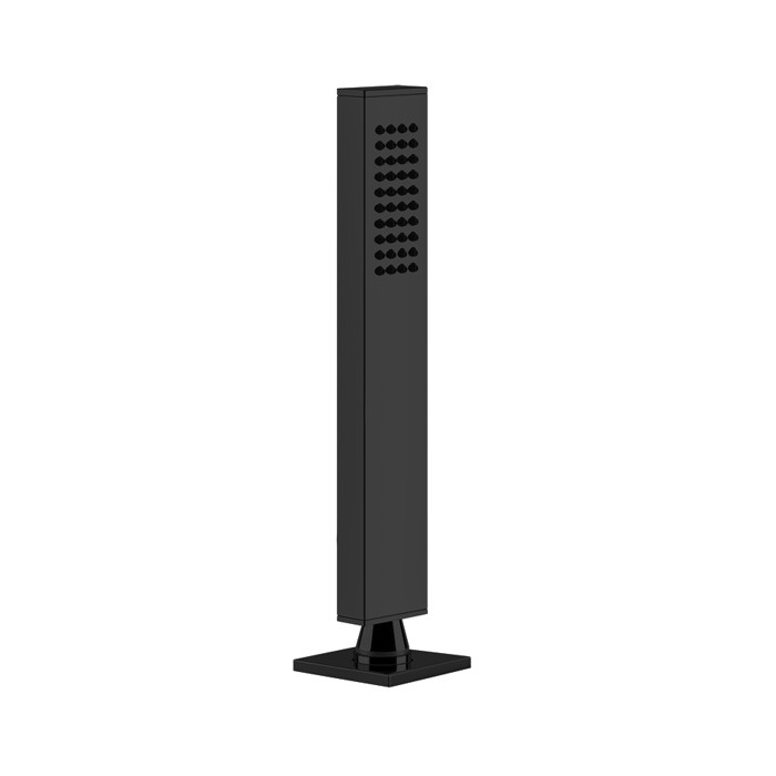 Gessi Душевая лейка выдвигающаяся, с держателем, Rettangolo, 20127#299 цвет: black xl