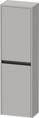 Duravit средний шкаф с двумя дверцами 240 мм х 400 мм х 1320 мм, ketho.2, k21319l07070000 цвет: бетонно-серый матовый
