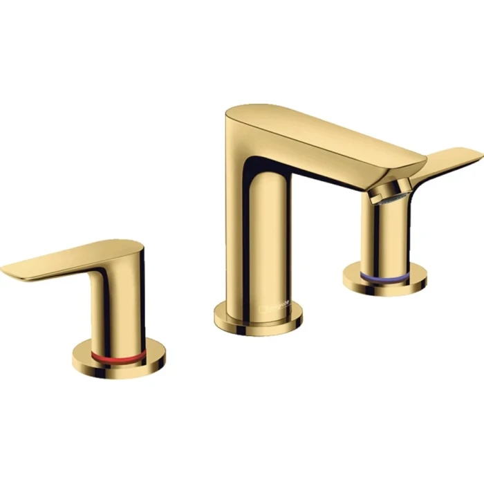 Hansgrohe смеситель для раковины с донным клапаном, Talis E, золотой арт. 71733990