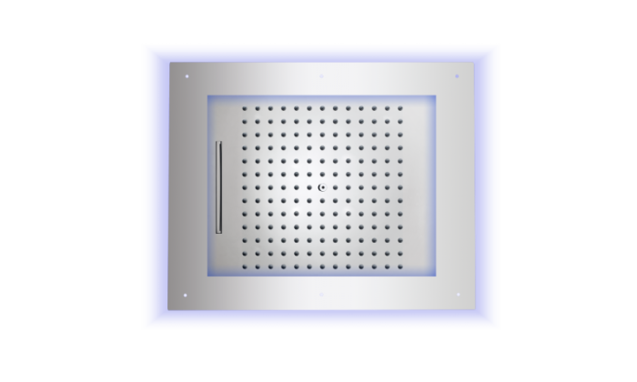 Bossini верхний душ frame/2 rgb режима hi0925.030, с rgb хромотерапией, frame, хром арт. hi0925.030