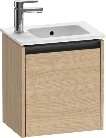 Duravit тумба подвесная под раковину 292 мм х 410 мм х 440 мм, с 1 дверцей, ketho.2, k25060r30300000 цвет: натуральный дуб