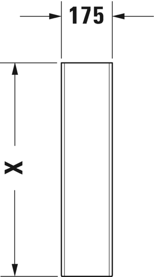 Duravit пьедестал для раковины, me by starck, 0858390000 цвет: белый