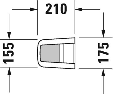 Duravit пьедестал для раковины, me by starck, 0858390000 цвет: белый