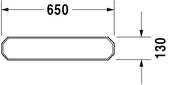 Duravit полка, 1930, 0892650000 цвет: