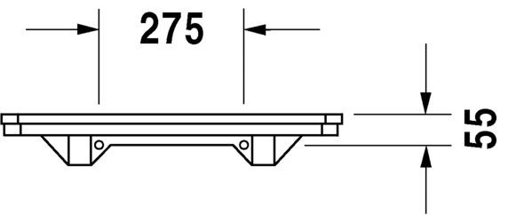 Duravit полка, 1930, 0892650000 цвет: