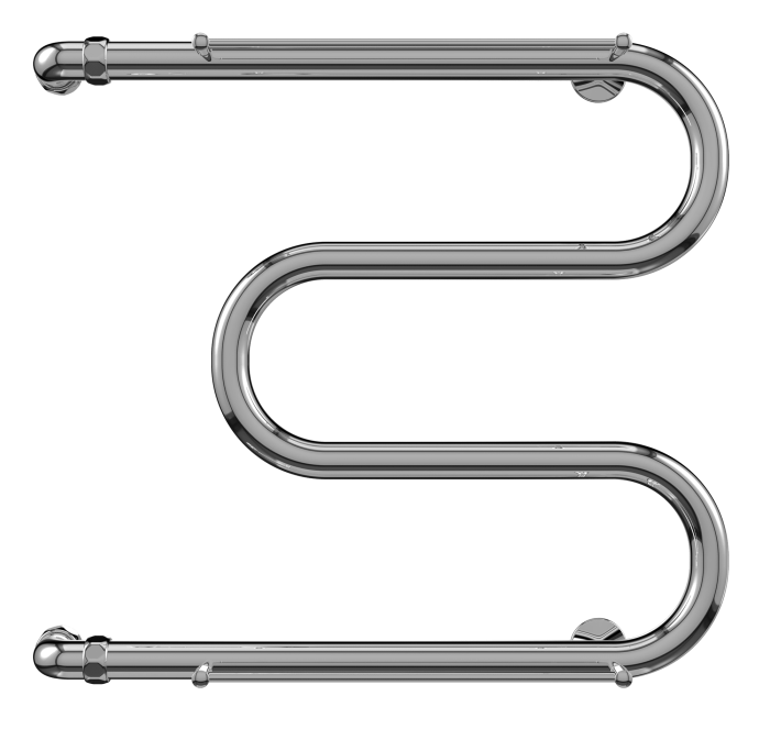 Terminus водяной полотенцесушитель м-обр с/п aisi 32х2 600х400, эконом арт. 4620768880377