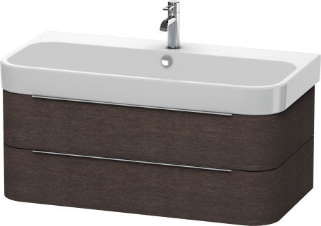 Duravit тумба подвесная под раковину, happy d.2, h2 6366 72 цвет: дуб темный брашированный