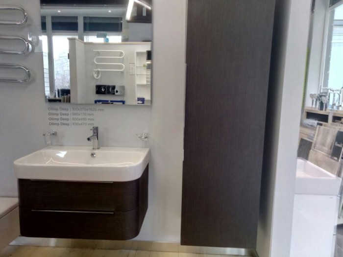 Duravit тумба подвесная под раковину, happy d.2, h2 6366 72 цвет: дуб темный брашированный