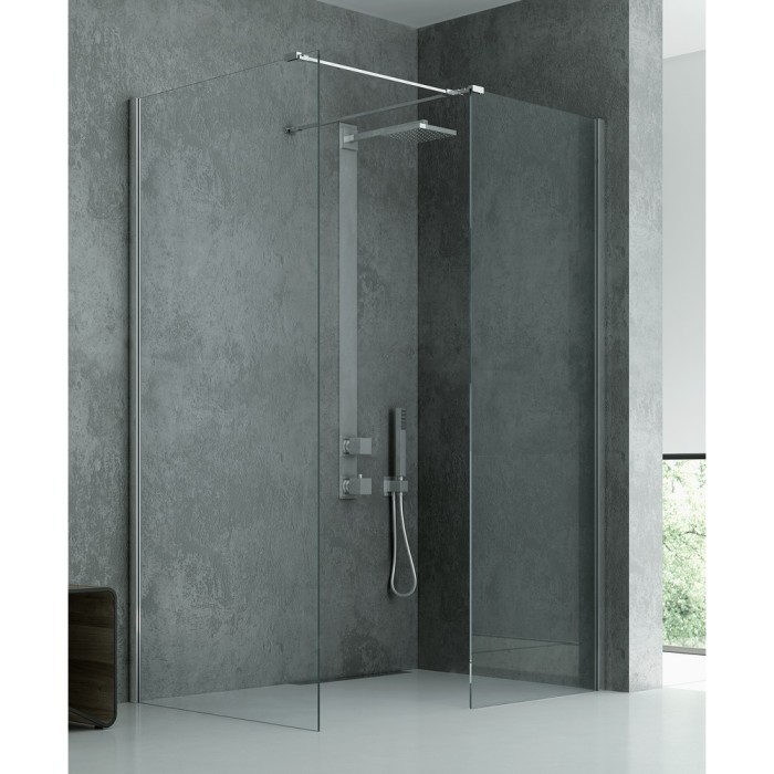 Душевое ограждение 160x80x200, New trendy New modus chrome, хром арт. EXK-5517