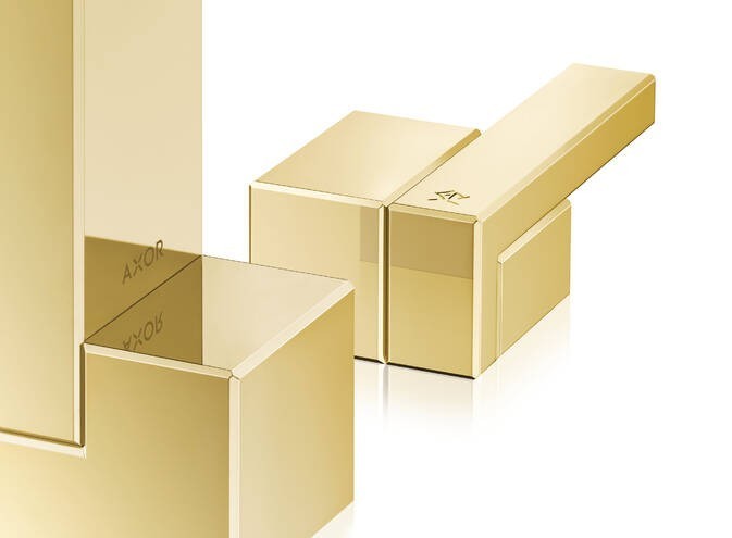AXOR смеситель для раковины, Edge, золото арт. 46050990