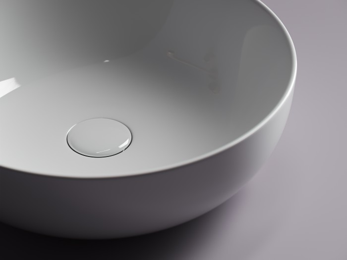 Ceramicanova раковина накладная element, cn5024 цвет: белый