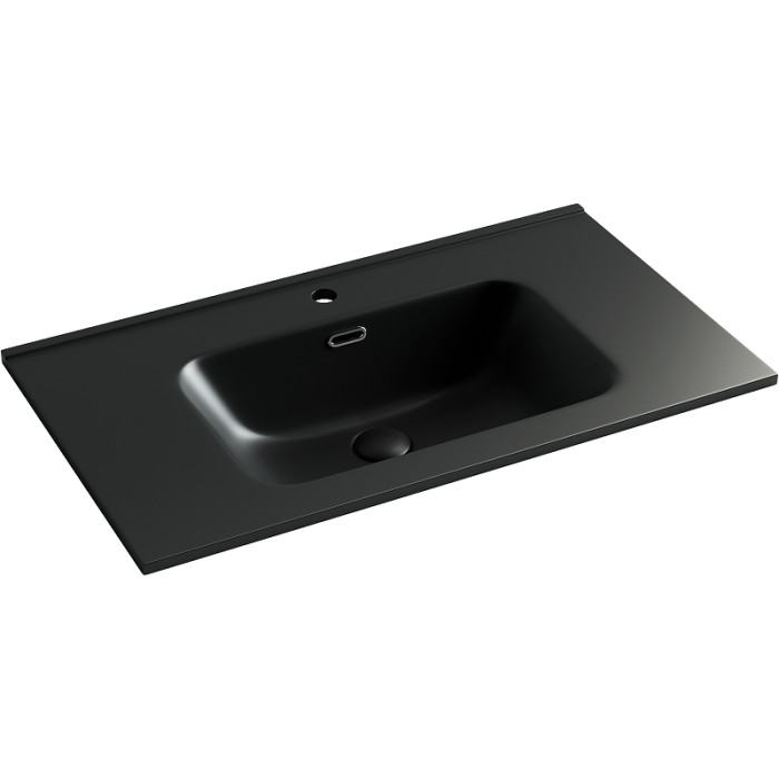 Ceramicanova раковина накладная element, cn7005mb цвет: черный