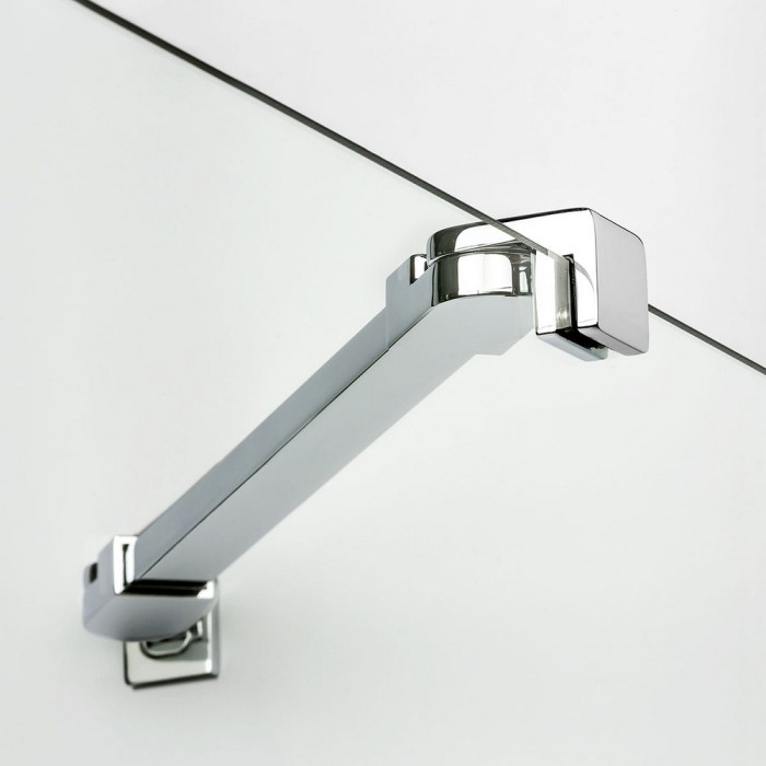 Шторка для ванны 120x140, New trendy New soleo chrome, хром арт. P-0027