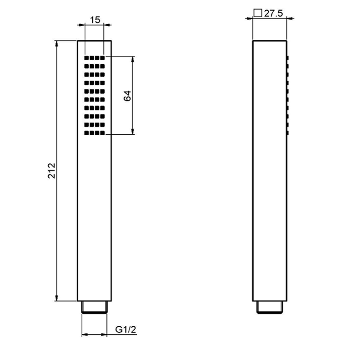 Fima Carlo Frattini ручной душ wellness, хром арт. f2203cr