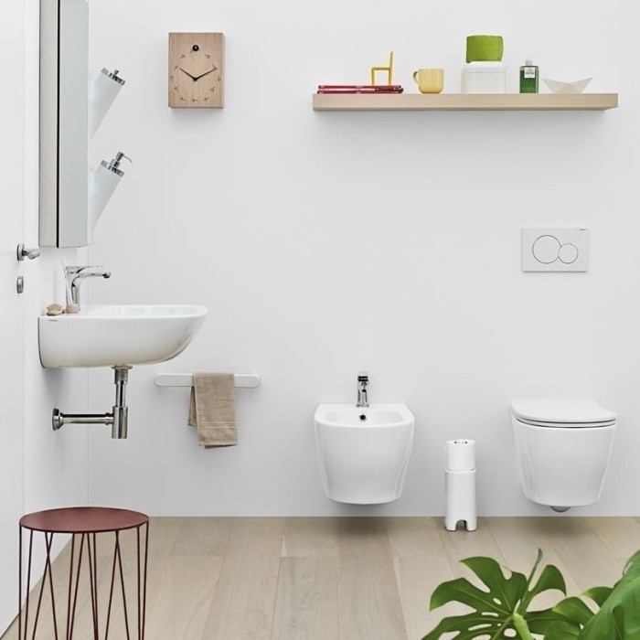 ArtCeram биде (подвесное), teb002 01 00 ten цвет: белый глянцевый