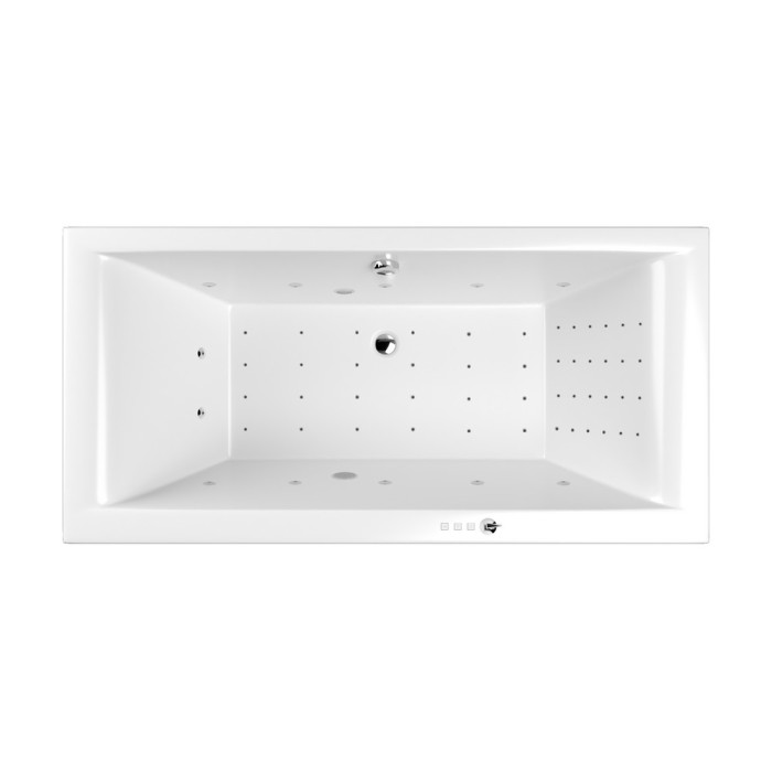 Встраиваемая ванна 170x80 nano, Whitecross Savia duo, хром арт. 0103.170080.100.NANO.CR