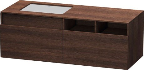 Duravit тумба подвесная под раковину, durastyle, ds 6885 l5353 цвет: каштан темный