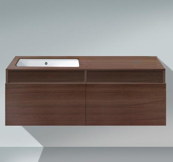 Duravit тумба подвесная под раковину, durastyle, ds 6885 l5353 цвет: каштан темный