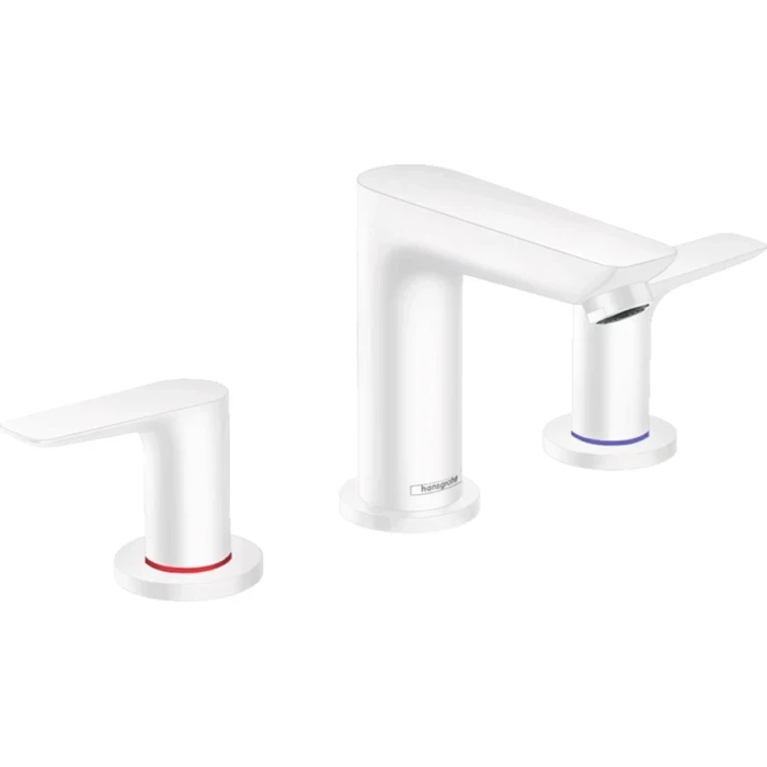 Hansgrohe смеситель для раковины с донным клапаном, Talis E, белый арт. 71733700