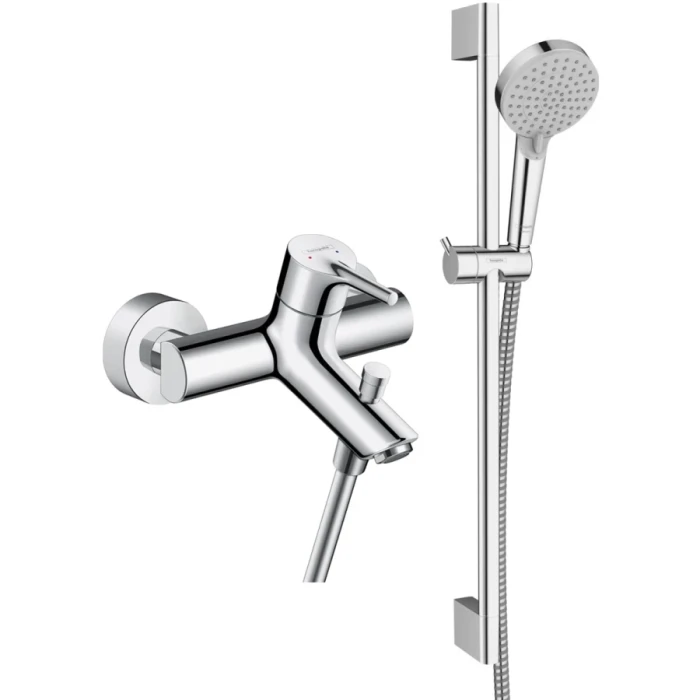 Hansgrohe смеситель для ванны, Talis S, хром арт. SET/72400000/26275000