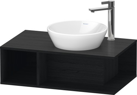 Duravit тумба подвесная под раковину 800 мм х 480 мм, d-neo, de493801616 цвет: чёрный дуб