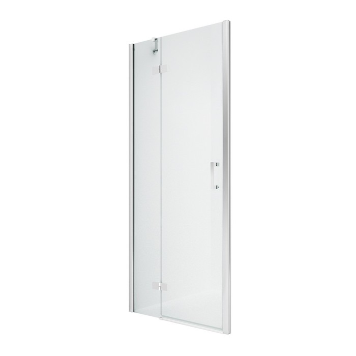 Дверь в нишу new renoma l 90x195, New trendy New renoma chrome, хром арт. D-0097A