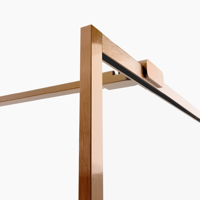 Душевое ограждение 100x200, New trendy Avexa copper brushed, браширо арт. EXK-3799