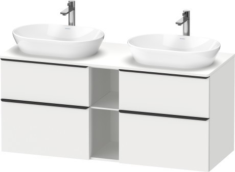 Duravit тумба подвесная под раковину 1400 мм х 550 мм, d-neo, de4970b1818 цвет: gres pietra grey opaco