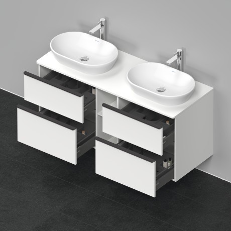 Duravit тумба подвесная под раковину 1400 мм х 550 мм, d-neo, de4970b1818 цвет: gres pietra grey opaco