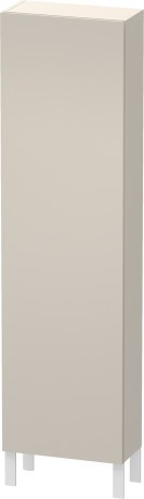 Duravit шкаф-пенал подвесной, l-cube, lc1171r9191 цвет: серо-коричневый