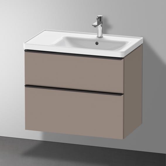 Duravit тумба подвесная под раковину 784 мм х 452 мм, d-neo, de435804343 цвет: базальт матовый