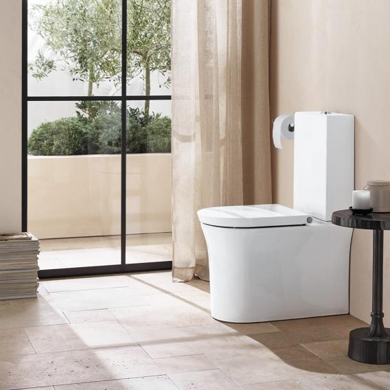 Duravit унитаз напольный 370 мм х 650 мм, с вертикальным смывом, vario, с hygieneflush, с креплением, white tulip, 2197090000 цвет: белый