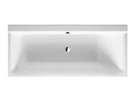 Duravit акриловая ванна 1700 х 750 c наклоном для спины справа, p3 comforts, 700376000000000 цвет: белый