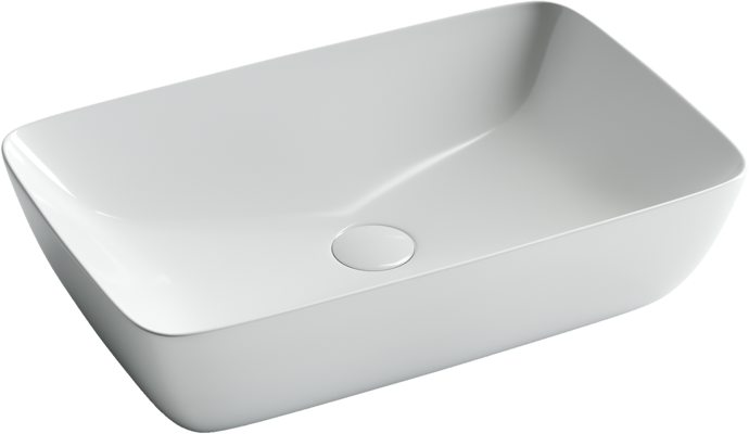 Ceramicanova раковина накладная form, cn2003 цвет: белый