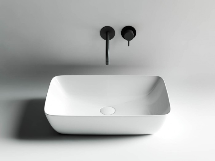 Ceramicanova раковина накладная form, cn2003 цвет: белый