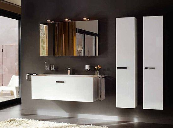 Keuco шкаф - пенал высокий подвесной петли справа, полки, корзина, ящик, royal universe, кашемир арт. 32731 280002