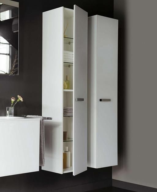 Keuco шкаф - пенал высокий подвесной петли справа, полки, корзина, ящик, royal universe, кашемир арт. 32731 280002