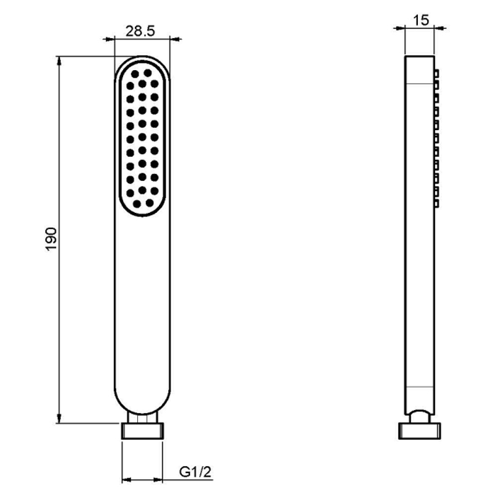 Fima Carlo Frattini ручной душ wellness, хром арт. f2406cr