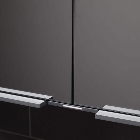 Keuco зеркальный шкаф с подсветкой для встраиваемого монтажа, анодированный, royal match, серебристый арт. 12813 171301