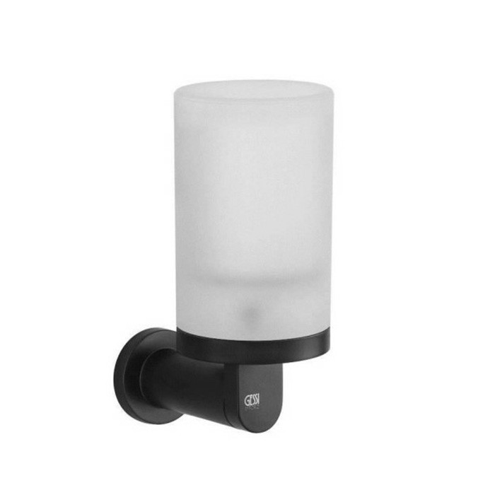 Gessi Стакан для зубных щеток, подвесной, сатинированное стекло, Emporio accessories, 38809#299 цвет: black xl