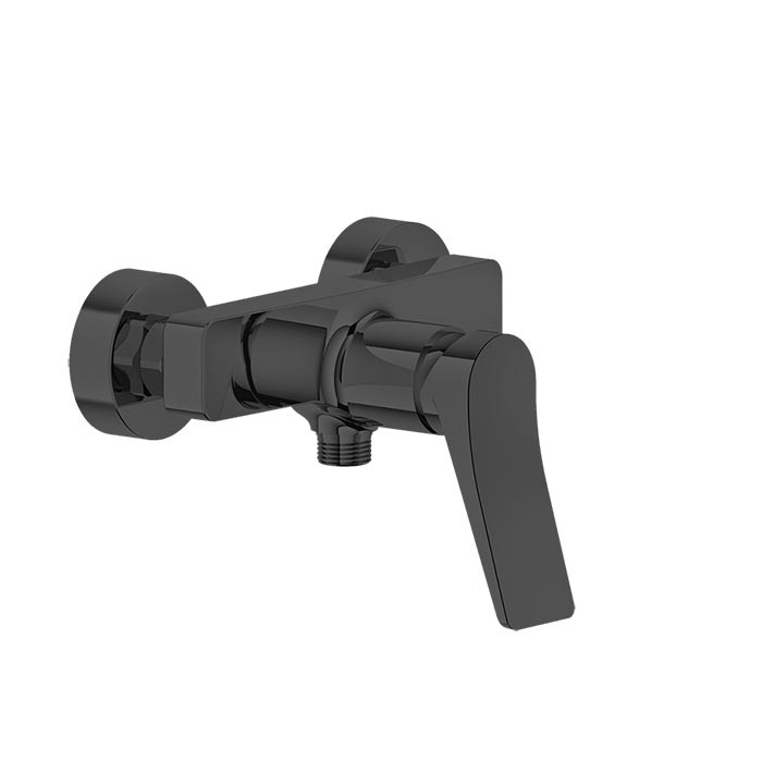 Gessi Смеситель для душа, настенный на 2 отв., Rilievo, 59031#299 цвет: nero xl
