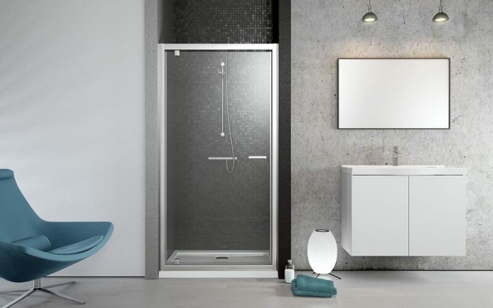 Radaway душевая дверь dw 100 профиль хром стекло прозрачное, Twist - 382003-01