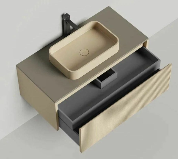 Salini подвесная тумба 1000, domino, 27d110f цвет: бежевый