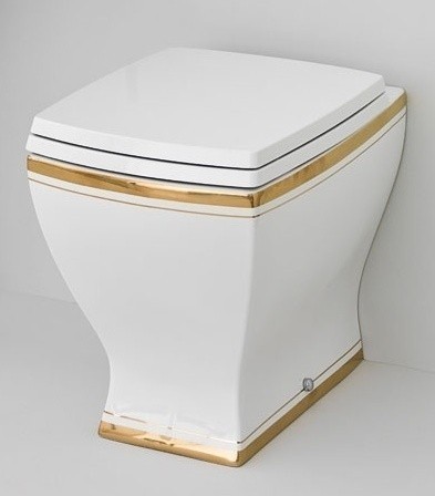 ArtCeram унитаз напольный, jzv002 01 11 jazz цвет: золото