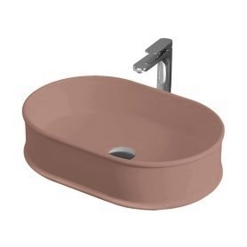 ArtCeram раковина (накладная), atl002 40 00 atelier цвет: коричневый матовый