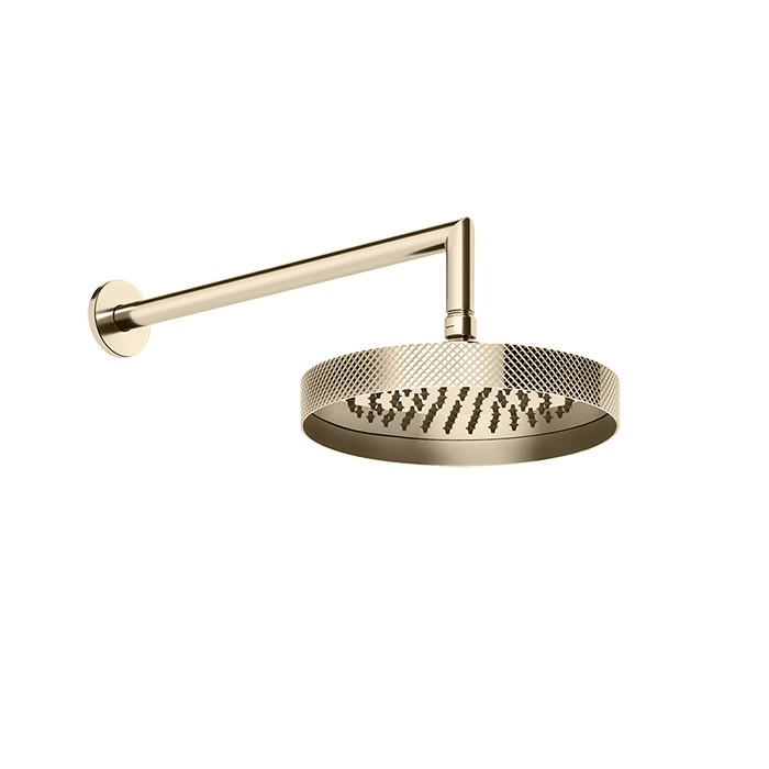 Gessi Верхний душ, настенный, с шарниром, D:21.8 см., Anello, 63448#149 цвет: finox brushed nickel