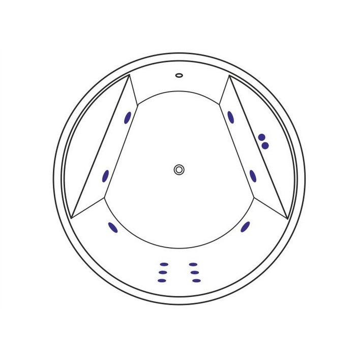 Встраиваемая ванна 160 line, Excellent Great arc, золото арт. WAEX.GRE16.LINE.GL